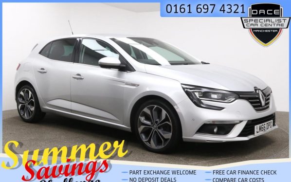 Used 2016 SILVER RENAULT MEGANE Hatchback 1.6 SIGNATURE NAV DCI 5d 130 BHP (reg. 2016-09-29) for sale in Farnworth