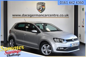 Used 2016 SILVER VOLKSWAGEN POLO Hatchback 1.2 MATCH TSI 5DR 89 BHP (reg. 2016-09-27) for sale in Urmston