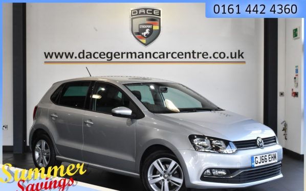 Used 2016 SILVER VOLKSWAGEN POLO Hatchback 1.2 MATCH TSI 5DR 89 BHP (reg. 2016-09-27) for sale in Urmston
