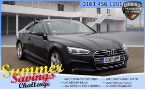 Used 2017 BLACK AUDI A5 Coupe 2.0 TDI ULTRA S LINE 2d 188 BHP (reg. 2017-03-23) for sale in Hazel Grove