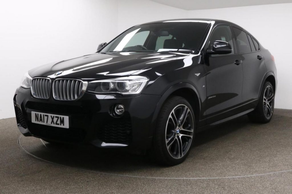 Used 2017 BLACK BMW X4 Coupe 3.0 XDRIVE35D M SPORT 4d AUTO 309 BHP (reg. 2017-06-05) for sale in Farnworth