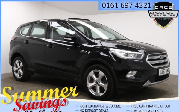 Used 2017 BLACK FORD KUGA Hatchback 2.0 TITANIUM X TDCI 5d 177 BHP (reg. 2017-10-31) for sale in Farnworth