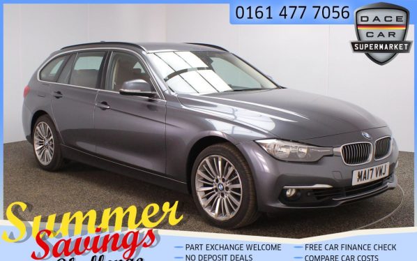Used 2017 GREY BMW 3 SERIES Estate 2.0 320I XDRIVE LUXURY TOURING 5d AUTO 181 BHP (reg. 2017-03-24) for sale in Saddleworth