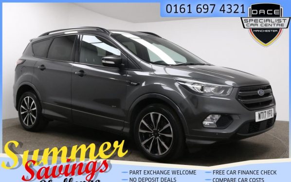 Used 2017 GREY FORD KUGA Hatchback 2.0 ST-LINE TDCI 5d AUTO 177 BHP (reg. 2017-08-21) for sale in Farnworth