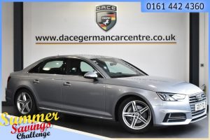 Used 2017 SILVER AUDI A4 Saloon 2.0 TDI S LINE 4d 188 BHP (reg. 2017-05-30) for sale in Urmston