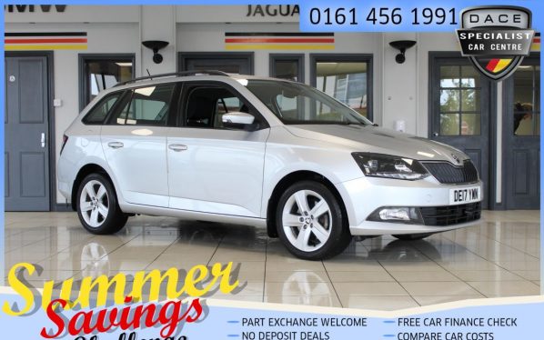 Used 2017 SILVER SKODA FABIA Estate 1.2 SE L TSI 5d 109 BHP (reg. 2017-04-21) for sale in Hazel Grove