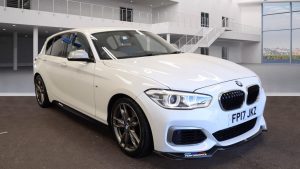 Used 2017 WHITE BMW 1 SERIES Hatchback 3.0 M140I 5DR AUTO 335 BHP (reg. 2017-04-21) for sale in Urmston