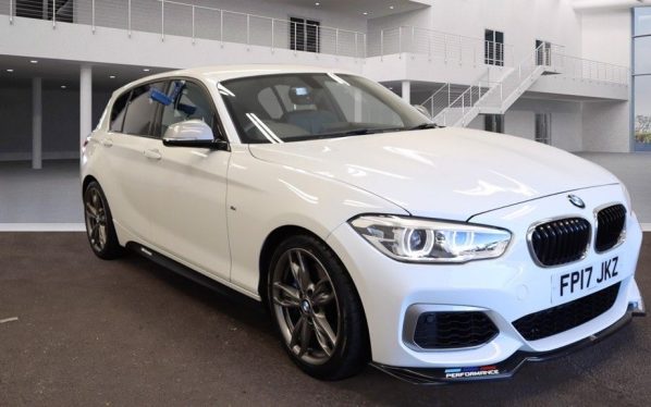 Used 2017 WHITE BMW 1 SERIES Hatchback 3.0 M140I 5DR AUTO 335 BHP (reg. 2017-04-21) for sale in Urmston