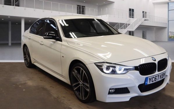Used 2017 WHITE BMW 3 SERIES Saloon 2.0 320D M SPORT SHADOW EDITION 4d AUTO 188 BHP (reg. 2017-09-28) for sale in Farnworth