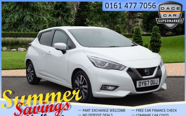 Used 2017 WHITE NISSAN MICRA Hatchback 1.5 DCI N-CONNECTA 5d 90 BHP (reg. 2017-10-02) for sale in Saddleworth