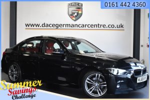 Used 2018 BLACK BMW 3 SERIES Saloon 2.0 320D M SPORT 4d 188 BHP (reg. 2018-10-31) for sale in Urmston
