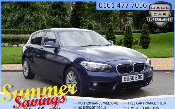 Used 2018 BLUE BMW 1 SERIES Hatchback 1.5 118I SE 5d 134 BHP (reg. 2018-11-09) for sale in Saddleworth