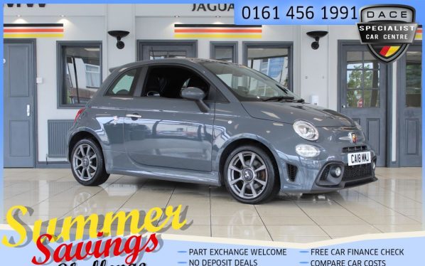 Used 2018 GREY ABARTH 500 Hatchback 1.4 595 MTA 3d AUTO 144 BHP (reg. 2018-06-08) for sale in Hazel Grove