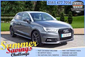 Used 2018 GREY AUDI A1 Hatchback 1.4 SPORTBACK TFSI BLACK EDITION NAV 5d AUTO 123 BHP (reg. 2018-07-03) for sale in Saddleworth