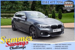 Used 2018 GREY BMW 1 SERIES Hatchback 1.5 118I M SPORT SHADOW EDITION 3d AUTO 134 BHP (reg. 2018-09-10) for sale in Saddleworth