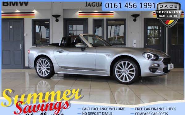 Used 2018 GREY FIAT 124 Convertible 1.4 SPIDER MULTIAIR LUSSO PLUS 2d 139 BHP (reg. 2018-06-16) for sale in Hazel Grove