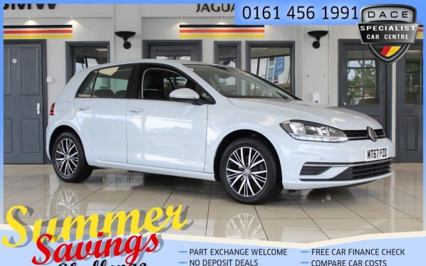 Used 2018 SILVER VOLKSWAGEN GOLF Hatchback 2.0 SE NAVIGATION TDI BLUEMOTION TECHNOLOGY DSG 5d AUTO 148 BHP (reg. 2018-01-24) for sale in Hazel Grove
