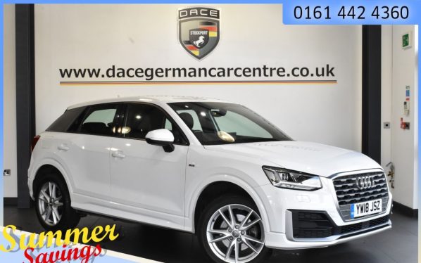 Used 2018 WHITE AUDI Q2 Estate 1.4 TFSI S LINE 5DR 148 BHP (reg. 2018-07-31) for sale in Urmston