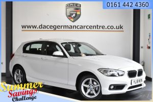 Used 2018 WHITE BMW 1 SERIES Hatchback 2.0 118D SE 5d 147 BHP (reg. 2018-07-24) for sale in Urmston