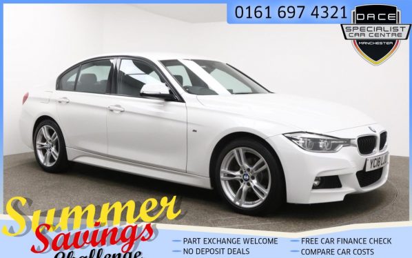 Used 2018 WHITE BMW 3 SERIES Saloon 2.0 320I M SPORT 4d AUTO 181 BHP (reg. 2018-03-29) for sale in Farnworth