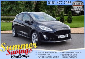 Used 2019 BLACK FORD FIESTA Hatchback 1.0 ACTIVE X 5d 138 BHP (reg. 2019-03-30) for sale in Saddleworth