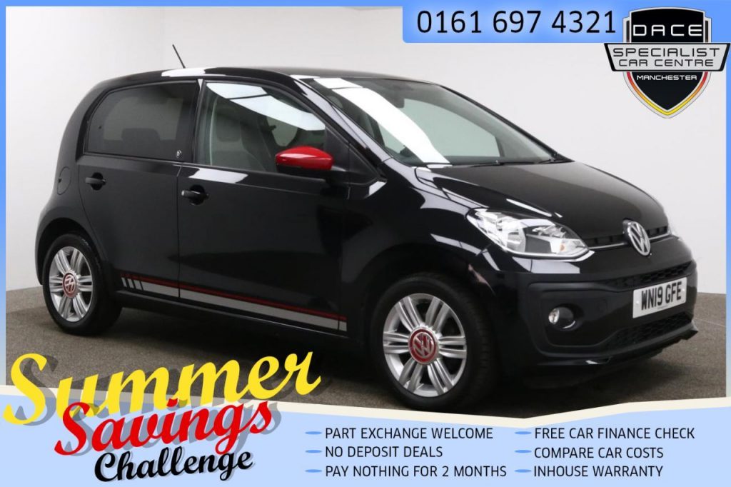 Used 2019 BLACK VOLKSWAGEN UP Hatchback 1.0 UP BY BEATS 5d 74 BHP (reg. 2019-03-04) for sale in Farnworth