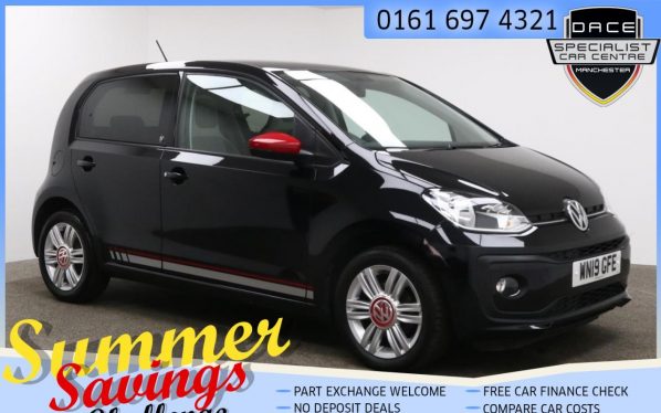 Used 2019 BLACK VOLKSWAGEN UP Hatchback 1.0 UP BY BEATS 5d 74 BHP (reg. 2019-03-04) for sale in Farnworth