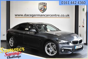 Used 2019 GREY BMW 4 SERIES GRAN COUPE Coupe 2.0 420D M SPORT 4DR AUTO 188 BHP (reg. 2019-03-29) for sale in Urmston