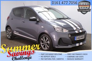 Used 2019 GREY HYUNDAI I10 Hatchback 1.0 PLAY 5d 65 BHP (reg. 2019-10-31) for sale in Saddleworth