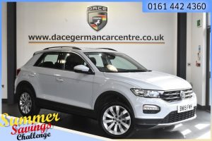 Used 2019 SILVER VOLKSWAGEN T-ROC Hatchback 1.5 SE TSI EVO 5DR 148 BHP (reg. 2019-05-13) for sale in Urmston