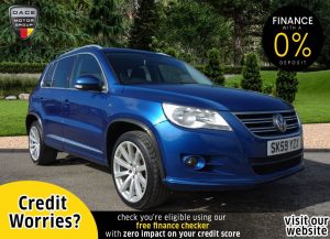 Used 2009 BLUE VOLKSWAGEN TIGUAN SUV 2.0 R LINE TDI 4MOTION 5d 138 BHP (reg. 2009-09-26) for sale in Stockport