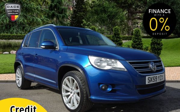 Used 2009 BLUE VOLKSWAGEN TIGUAN SUV 2.0 R LINE TDI 4MOTION 5d 138 BHP (reg. 2009-09-26) for sale in Stockport