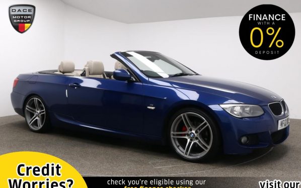 Used 2012 BLUE BMW 3 SERIES Convertible 2.0 320I M SPORT 2d 168 BHP (reg. 2012-03-30) for sale in Manchester