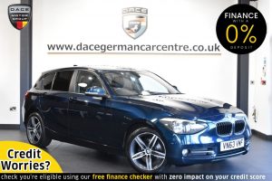 Used 2013 BLUE BMW 1 SERIES Hatchback 1.6 114D SPORT 5DR 94 BHP (reg. 2013-12-02) for sale in Altrincham