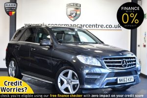 Used 2013 GREY MERCEDES-BENZ M-CLASS 4x4 2.1 ML250 BLUETEC AMG SPORT 5DR AUTO 204 BHP (reg. 2013-09-19) for sale in Altrincham