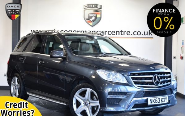 Used 2013 GREY MERCEDES-BENZ M-CLASS 4x4 2.1 ML250 BLUETEC AMG SPORT 5DR AUTO 204 BHP (reg. 2013-09-19) for sale in Altrincham