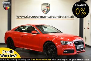 Used 2013 RED AUDI A5 Coupe 3.0 TDI S LINE S/S 2DR AUTO 204 BHP (reg. 2013-10-12) for sale in Altrincham