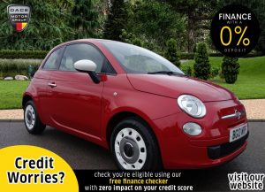 Used 2013 RED FIAT 500 Hatchback 1.2 COLOUR THERAPY 3d 69 BHP (reg. 2013-06-21) for sale in Stockport