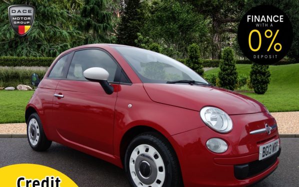 Used 2013 RED FIAT 500 Hatchback 1.2 COLOUR THERAPY 3d 69 BHP (reg. 2013-06-21) for sale in Stockport