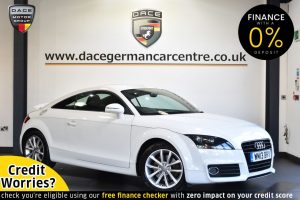 Used 2013 WHITE AUDI TT Coupe 1.8 TFSI SPORT 2DR 158 BHP (reg. 2013-07-25) for sale in Altrincham