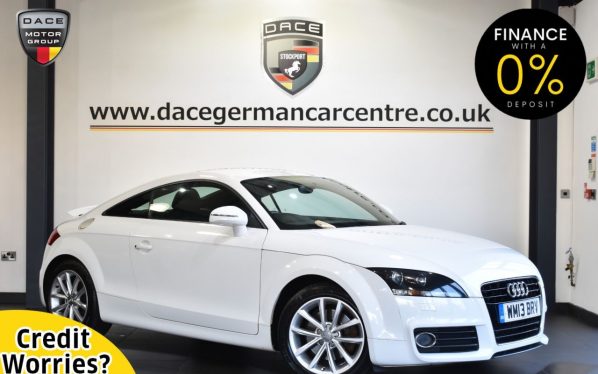 Used 2013 WHITE AUDI TT Coupe 1.8 TFSI SPORT 2DR 158 BHP (reg. 2013-07-25) for sale in Altrincham