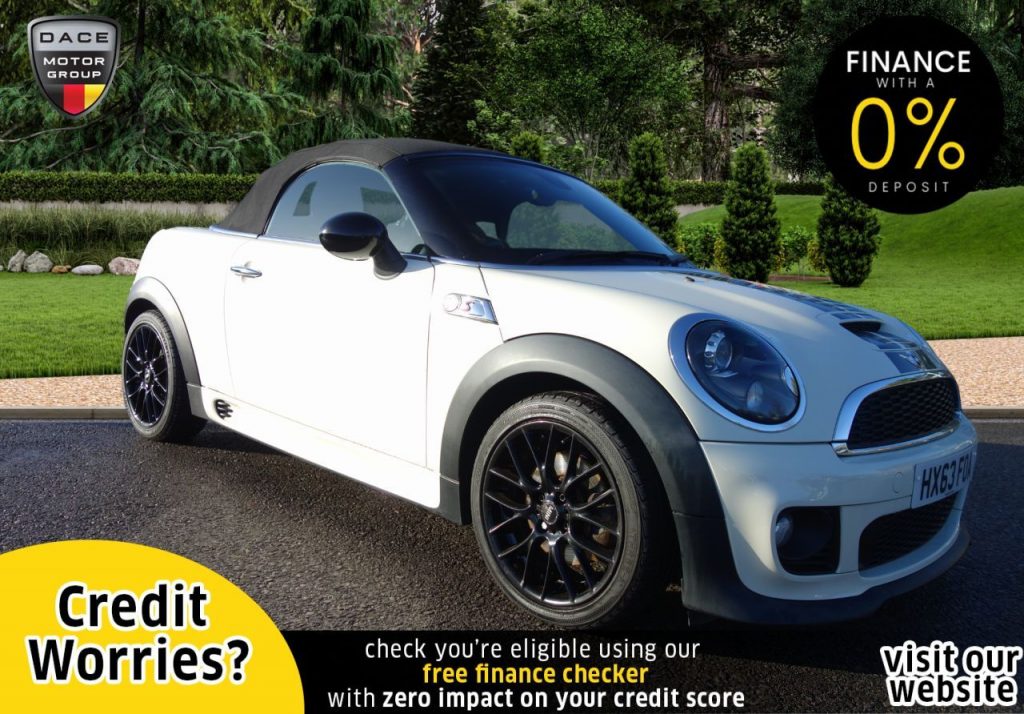 Used 2013 WHITE MINI ROADSTER Convertible 1.6 COOPER S 2d 181 BHP (reg. 2013-09-26) for sale in Stockport