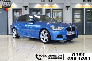 Used 2014 BLUE BMW 1 SERIES Hatchback 2.0 125I M SPORT 5d AUTO 215 BHP (reg. 2014-09-23) for sale in Wilmslow