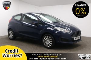 Used 2014 BLUE FORD FIESTA Hatchback 1.2 STYLE 3d 59 BHP (reg. 2014-08-14) for sale in Manchester