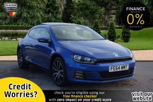 Used 2014 BLUE VOLKSWAGEN SCIROCCO Coupe 2.0 GT TDI BLUEMOTION TECHNOLOGY DSG 2d 150 BHP (reg. 2014-09-01) for sale in Stockport