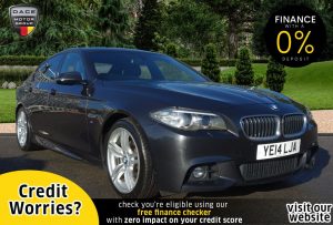 Used 2014 GREY BMW 5 SERIES Saloon 2.0 520D M SPORT 4d AUTO 181 BHP (reg. 2014-06-03) for sale in Stockport