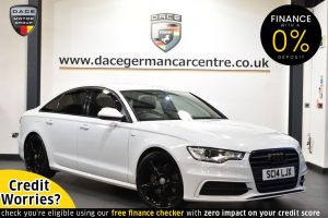Used 2014 WHITE AUDI A6 Saloon 2.0 TDI ULTRA BLACK EDITION 4DR 188 BHP (reg. 2014-06-20) for sale in Altrincham