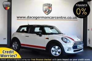 Used 2014 WHITE MINI HATCH COOPER Hatchback 1.5 COOPER 3DR 134 BHP (reg. 2014-08-23) for sale in Altrincham