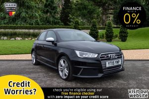 Used 2015 BLACK AUDI S1 Hatchback 2.0 S1 QUATTRO SPORTBACK 5d 228 BHP (reg. 2015-07-03) for sale in Stockport