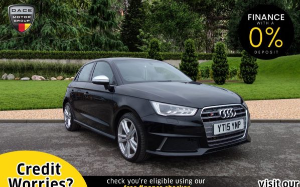 Used 2015 BLACK AUDI S1 Hatchback 2.0 S1 QUATTRO SPORTBACK 5d 228 BHP (reg. 2015-07-03) for sale in Stockport